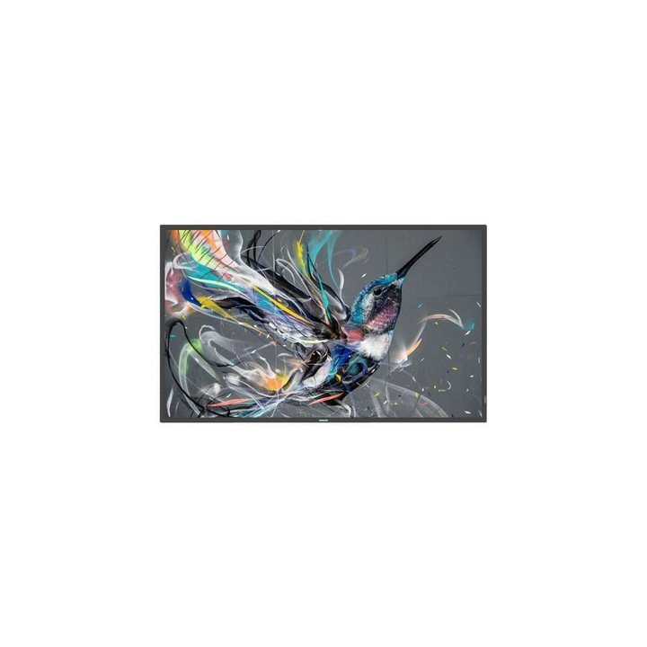 Monitor Videowall 65" Philips 4K Ultra HD, Fekete, 3840x2160px, 165,1 cm