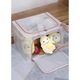 Cutie de Depozitare, OEM, pentru Camera Copiilor, 100L, din PVC, Model Sirena, 60 x 42 x 40 cm, Transparent
