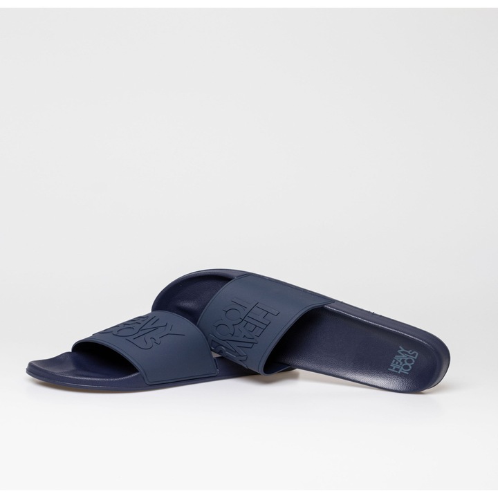 Slapi Heavy Tools, model UPPONY24, cu bareta lata, bleumarin, PVC