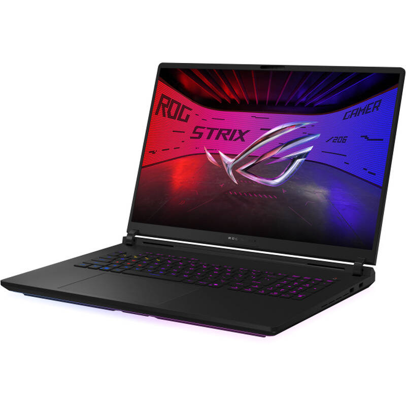 Laptop ASUS ROG Strix Scar 18 inch 2.5K Intel Core Ultra 9 275HX 64GB 2TB SSD RTX 5080 Free Dos Off Black
