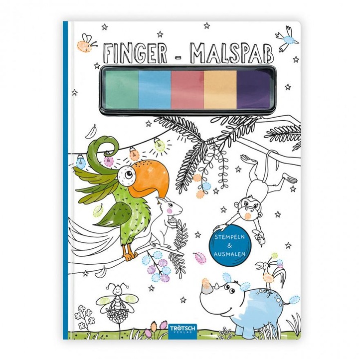 Finger-Malspass. Carte de pictura cu degetele - Animale