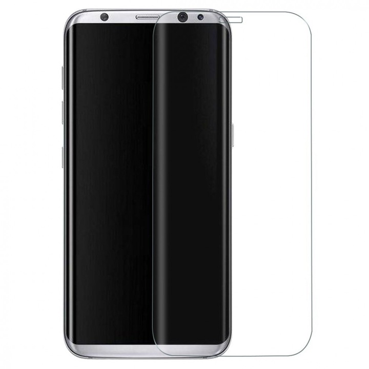 Стъклен протектор, Samsung Galaxy S8 G950 Edge FullFace прозрачен