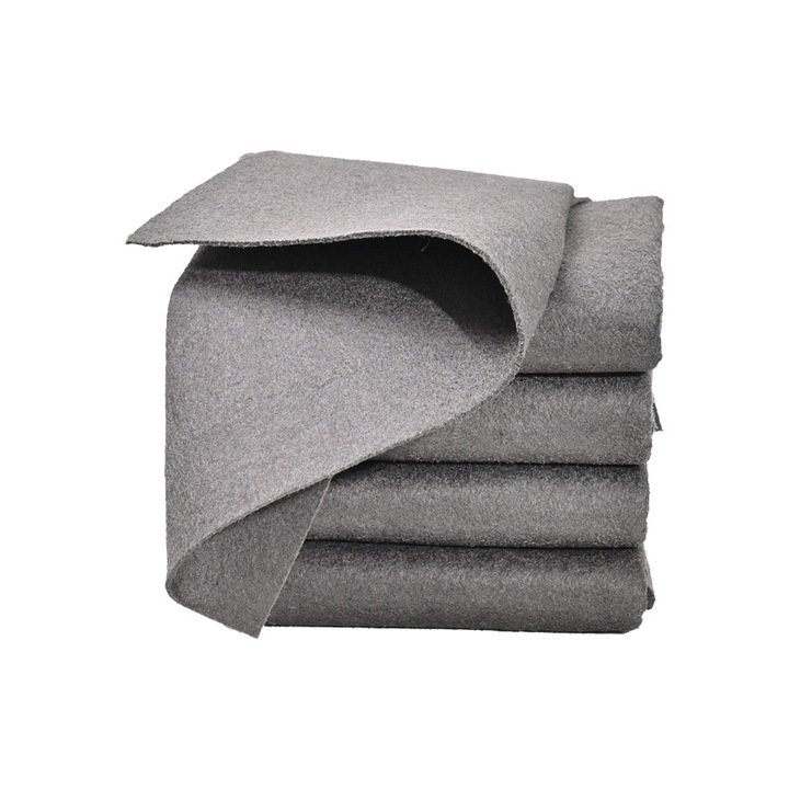 Pachet de 4 carpa magica, carpa magica neagra groasa pentru stergerea sticlei carpa lenesa, curatare absorbanta fara pete de apa carpa din fibre, 30x30 cm