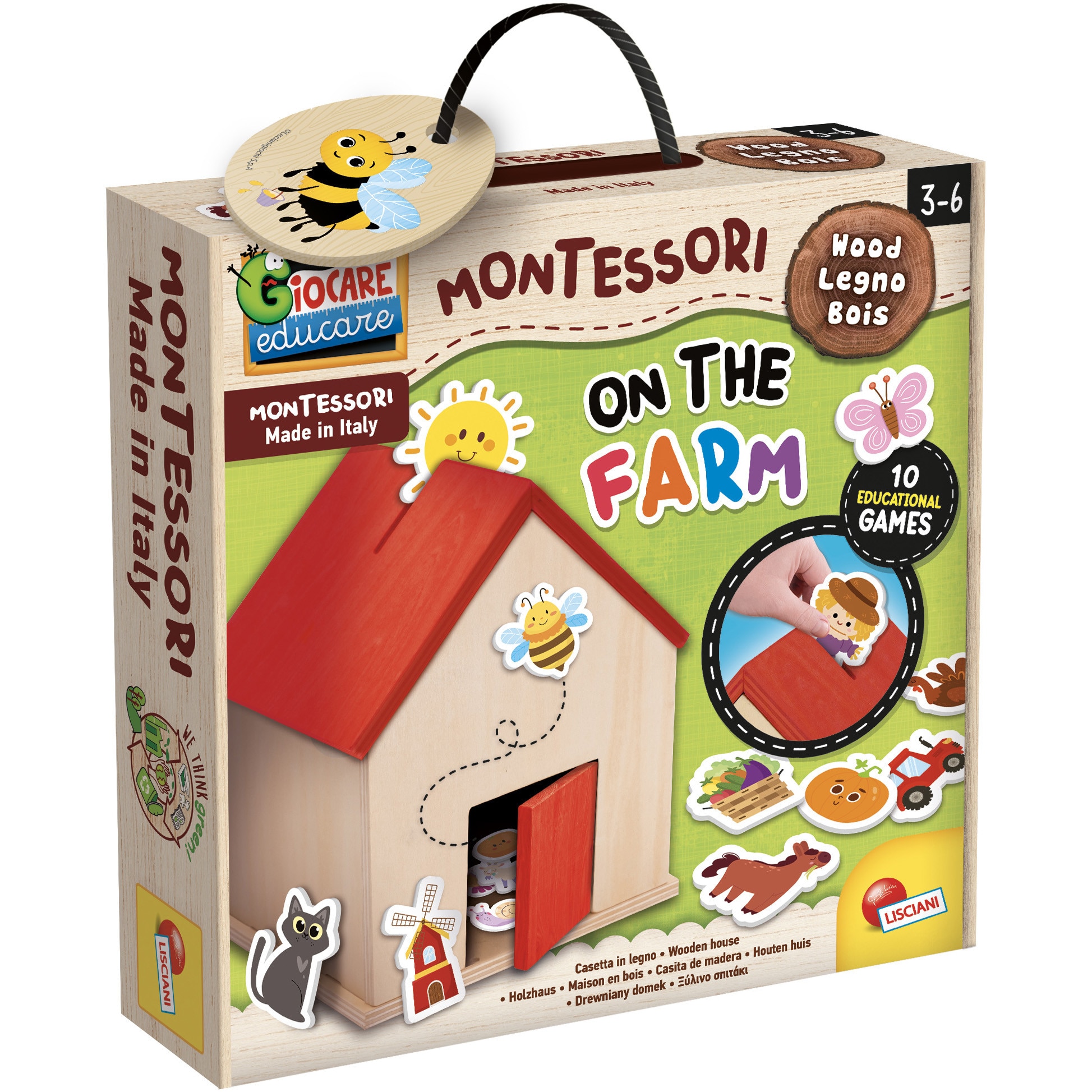 Joc educativ Lisciani Montessori - On The Farm