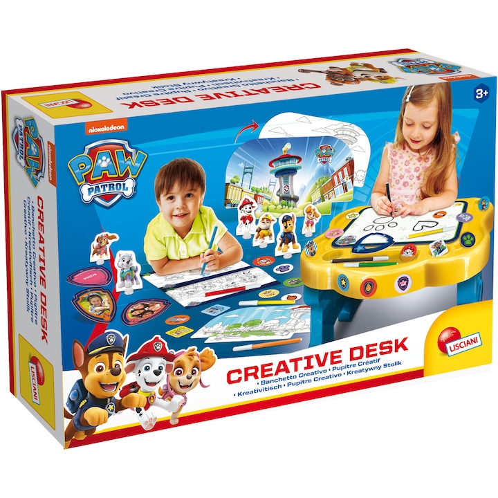 Set de desenat Lisciani Paw Patrol - Creative Desk