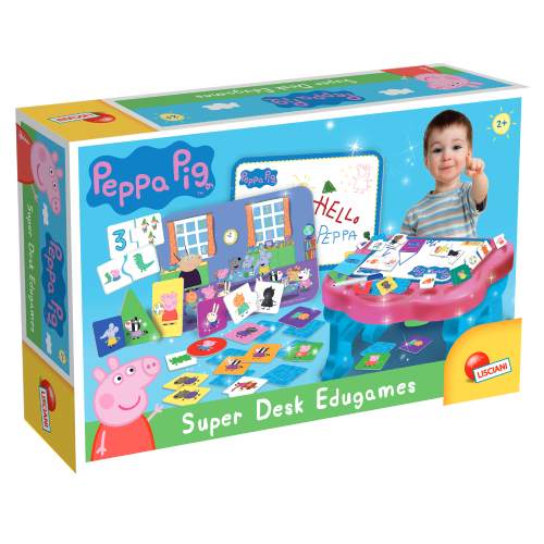 Joc educativ Lisciani Peppa Pig - Super Desk Edugames