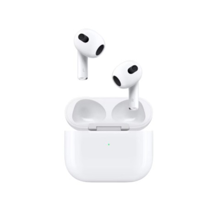 Vezeték nélküli fejhallgató, BeSmart, AirPods 3-hoz, fehér