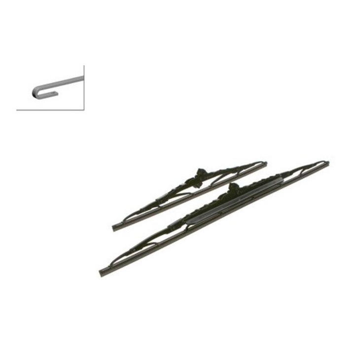 Комплект чистачки Bosch, 600x400 мм, със спойлер