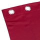 Draperie decorativa, tip blackout - nu lasa lumina sa treaca, cu inele, 140x260 cm, rosu bordo