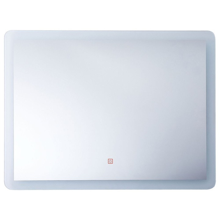 Oglinda LED pentru baie Corroy 80 cm 60 cm Argintiu