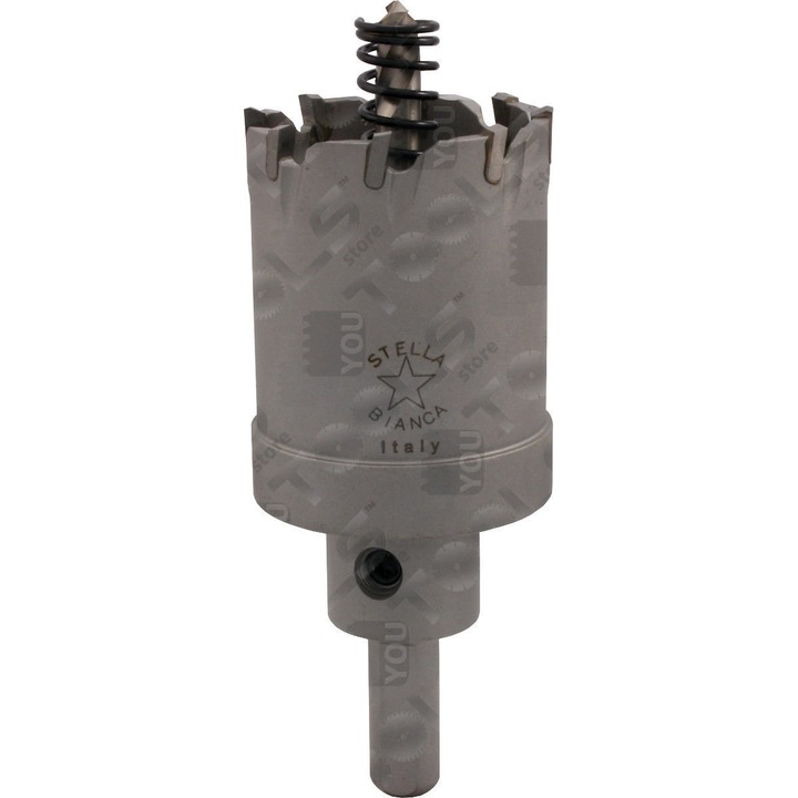 Set accesorii pentru gaurit ECEF, grezimo karuna cu cotelu si centr. graztu, 22x29 mm