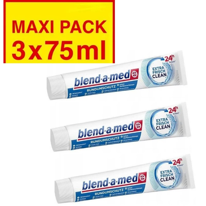 Комплект паста за зъби Blend A Med Extra Frisch 3X75ml