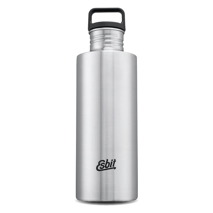 Sticlă de băut Esbit Sculptor, otel inoxidabil, 1000 ml, argintie