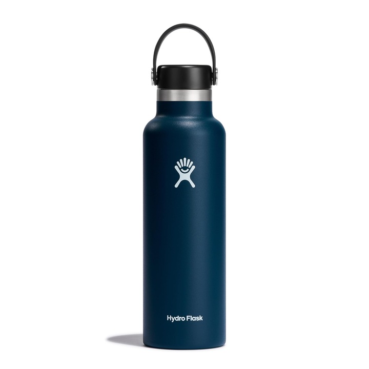 Спортна бутилка Hydro Flask, 621 мл, неръждаема стомана, непропусклива, индиго