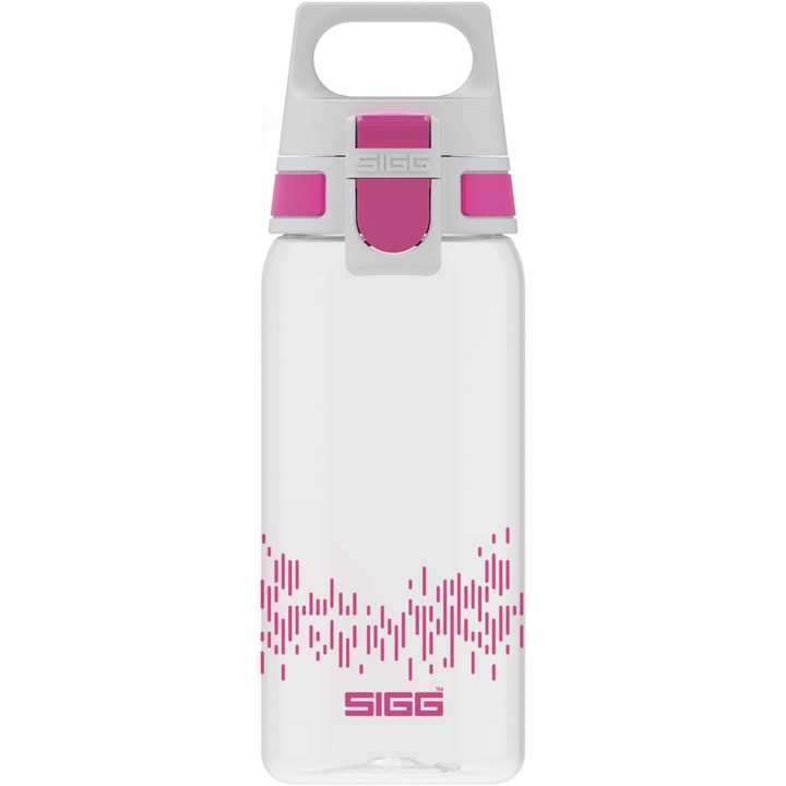 Спортна бутилка Sigg Tritan, 0.5 л, розова, против протичане, устойчива на надраскване