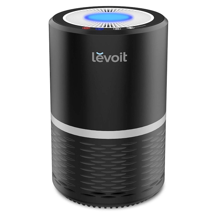 Пречиствател на въздух Levoit, 3-степенна филтрация, HEPA, черен, 25 м²