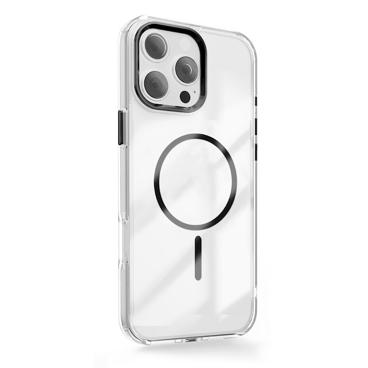 Husa pentru iPhone 16e clear thin mag black