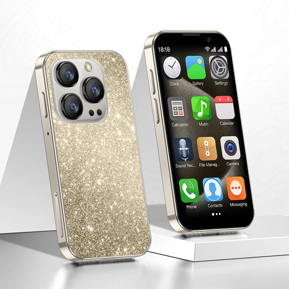 SOYES XS18 Pro telefon inteligent 2GB RAM 16GB ROM 3.0 Inch 3G cu 2 autocolante Auriu