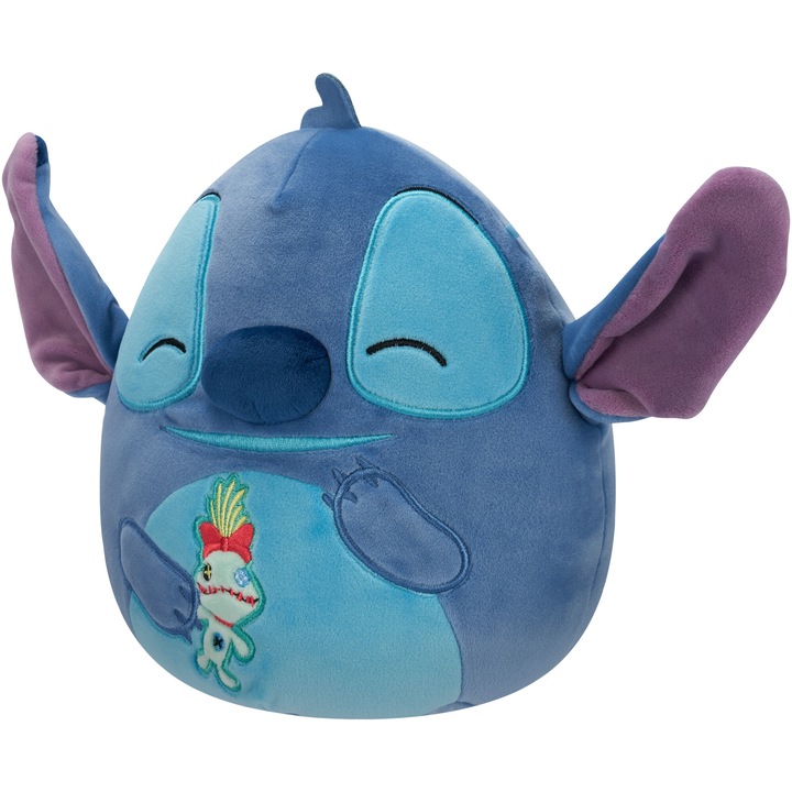 Jucarie de plus Squishmallows, Disney Stitch, Scrump, 25 cm