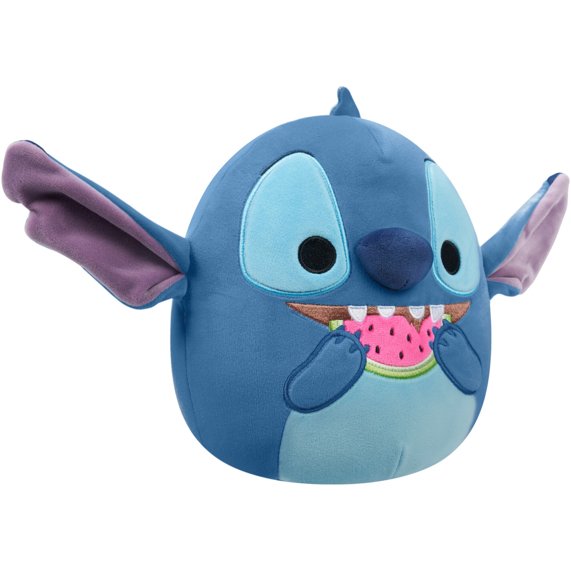 Jucarie de plus Squishmallows, Disney Stitch, Watermelon, 25 cm