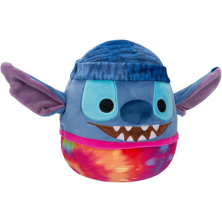 Плюшена играчка Squishmallows, Disney Stitch, шапка Beanie, 25 см