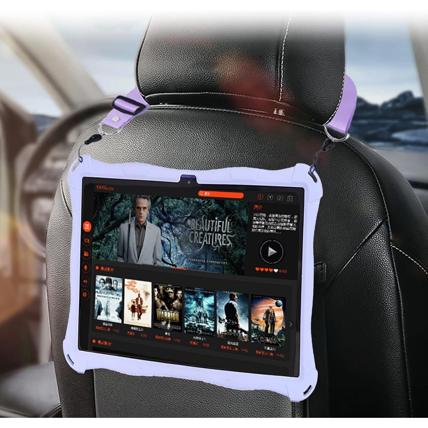 Husa Compatibila Xiaomi Redmi Pad 10.61" 2022, Silicon Antisoc, Suport 360°, cu Curea pentru Umar, Suport Stylus, Albastru Deschis