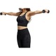 Bustiera sport Adidas Aeroknit, poliamida/elastan, negru, S INTL