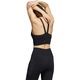 Bustiera sport Adidas Aeroknit, poliamida/elastan, negru, S INTL