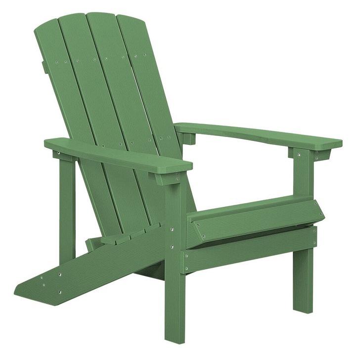 Scaun de gradina Adirondack Verde