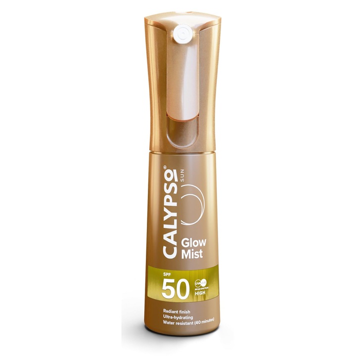 Calypso Glow Mist Spf50, spray solar protector, rezistent la apă, 100 ml