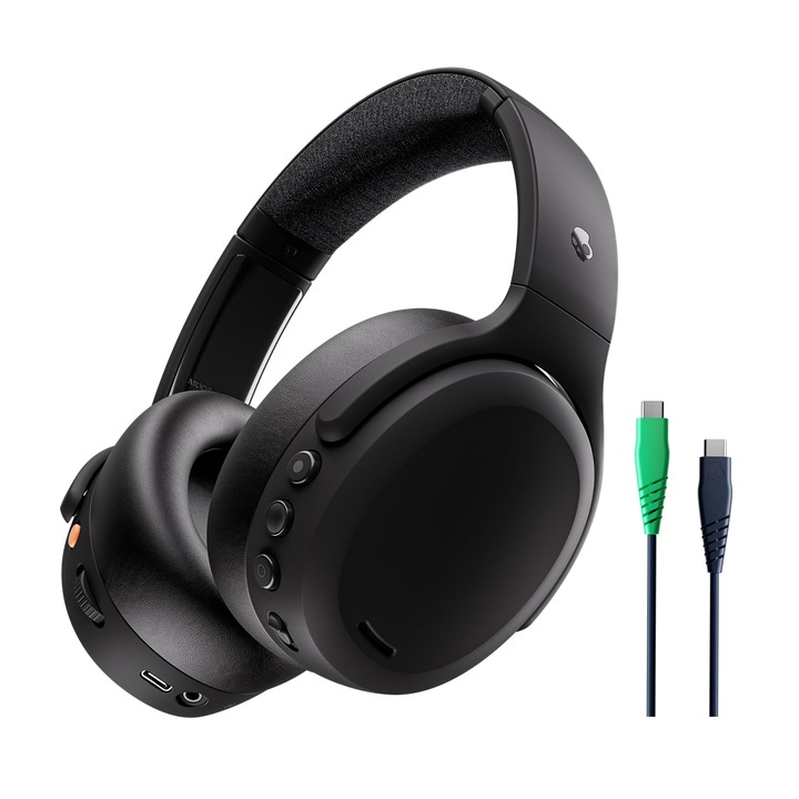 Skullcandy Crusher Anc 2 vezeték nélküli fejhallgató, zajszűrős, érzékszervi basszus, többszínű