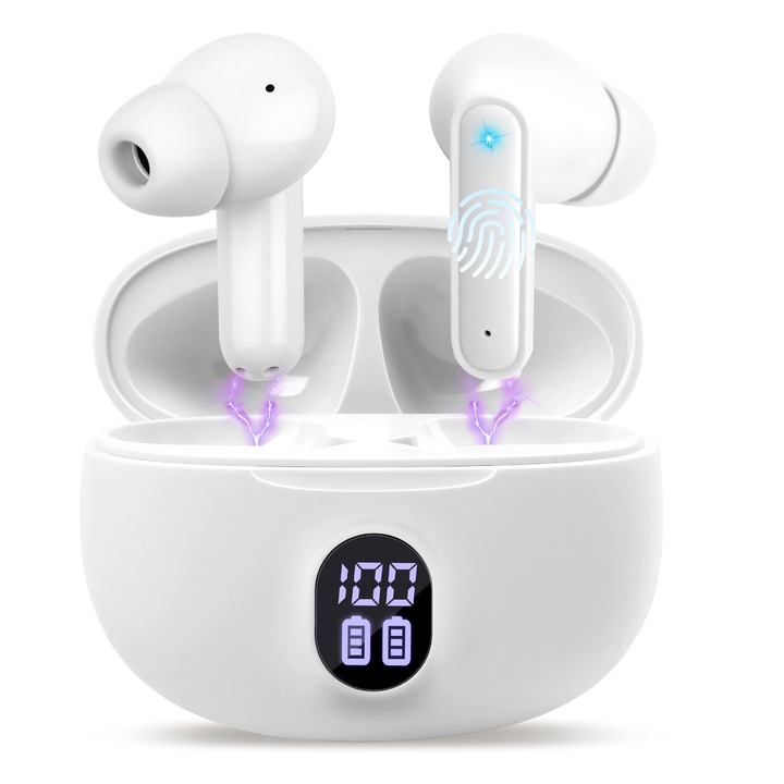 Vezeték nélküli fejhallgató, Bluetooth 5.3, vízálló IPX7, többszínű