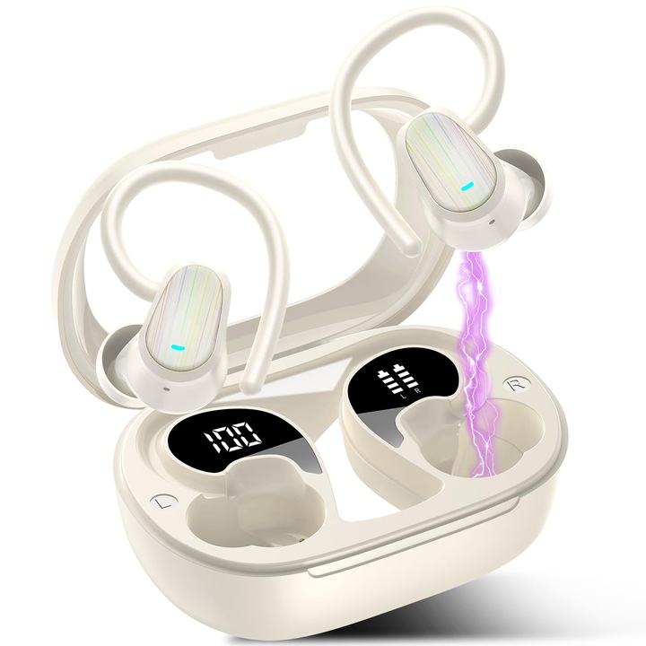 Hifi sztereó vezeték nélküli Bluetooth fejhallgató, IP7 vízálló, mikrofonnal, többszínű