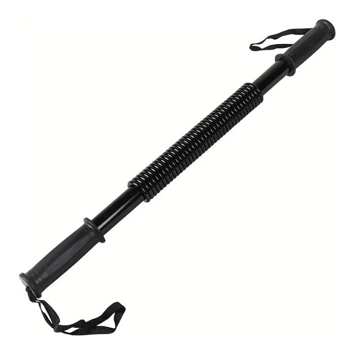 Yatovur Power Twister rúd karokhoz, 54cm, fekete, kompakt kialakítás, acél anyag rugóval