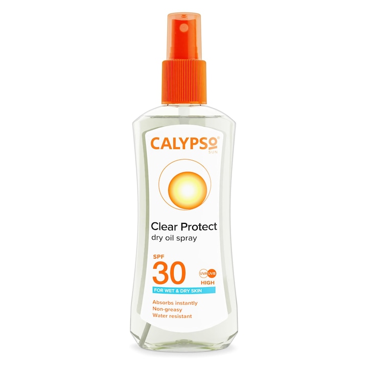 Ulei Uscat Calypso, protecție solară, SPF 30, unisex, 150ml