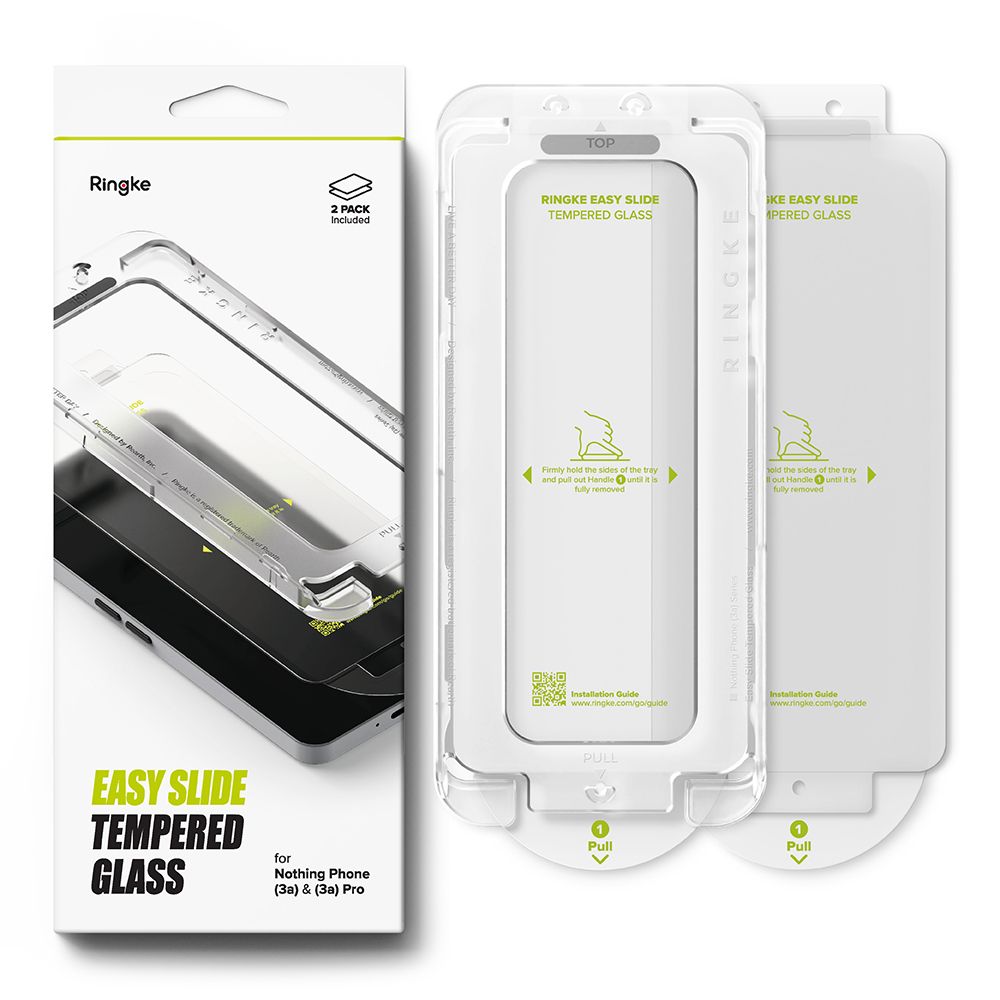 Set 2 folii protectie RINGKE Easy Slide compatibil cu Nothing Phone 3a / 3a Pro Clear
