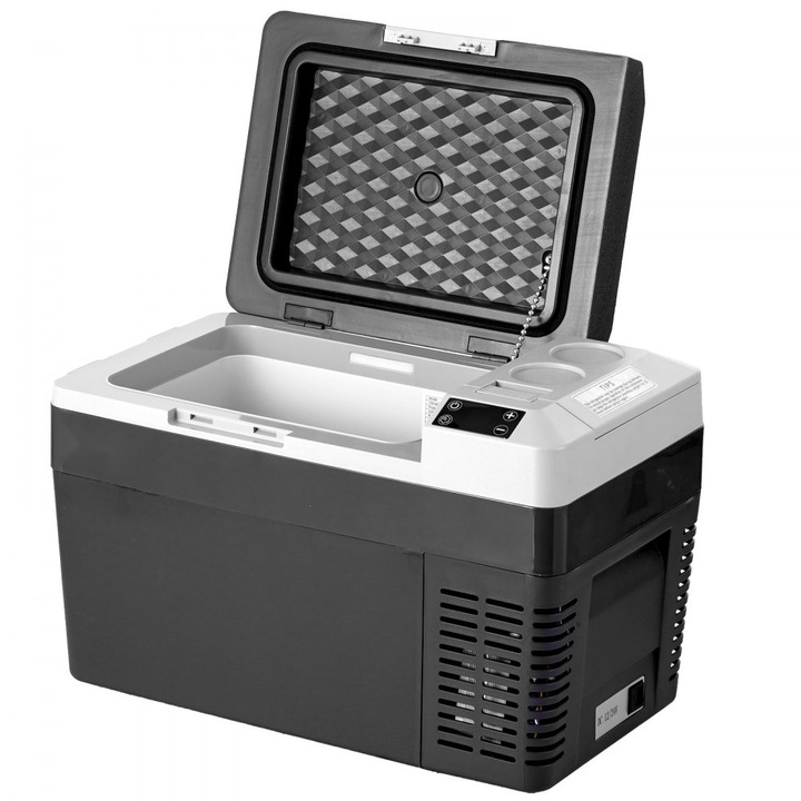 Frigider Auto Portabil, 25L, Negru/Alb