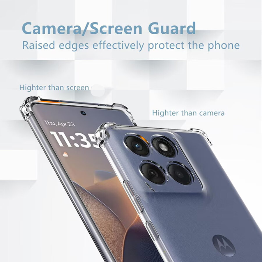 Husa pentru Motorola Edge 60 / Edge 60 Fusion tpu antishock transparent