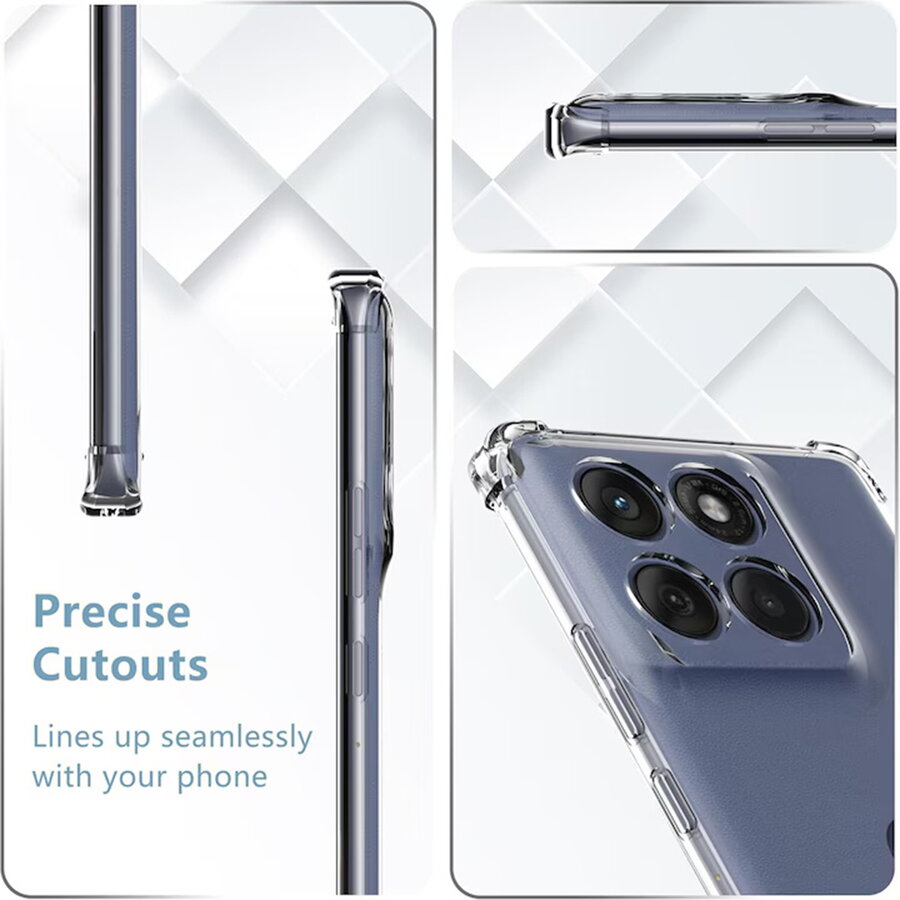 Husa pentru Motorola Edge 60 / Edge 60 Fusion tpu antishock transparent