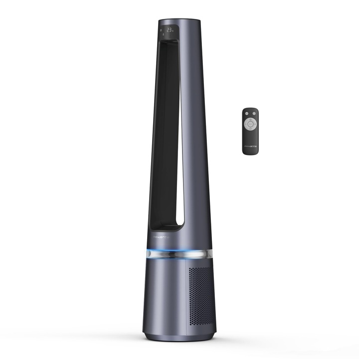 Purificator de Aer și Ventilator Rowenta Eclipse Qu5030, 12 Viteze, Antracit