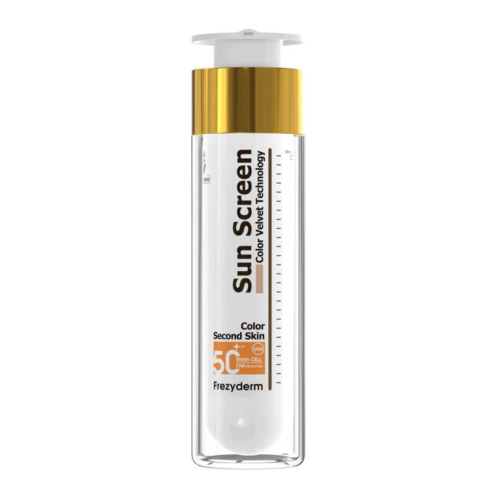 Crema de protecție solară Frezyderm Color Velvet SPF 50+, finisaj mat, 50 ml