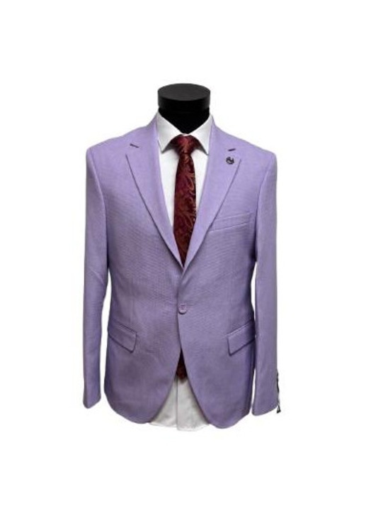 Sacou slim fit pentru barbati, Plus Scorpion, C-K-2266-17, Lila deschis