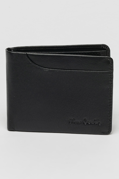 Pierre Cardin, Кожен портфейл с лого, Черен