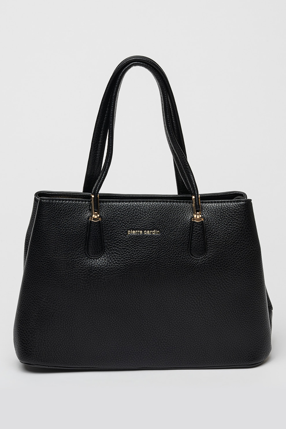 Pierre Cardin, Geanta shopper de piele ecologica, Negru - eMAG.ro