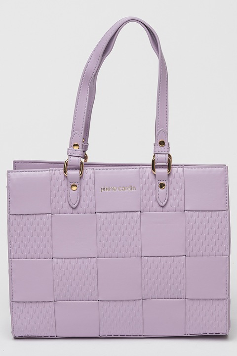 Pierre Cardin, Fémlogós válltáska, Halványlila