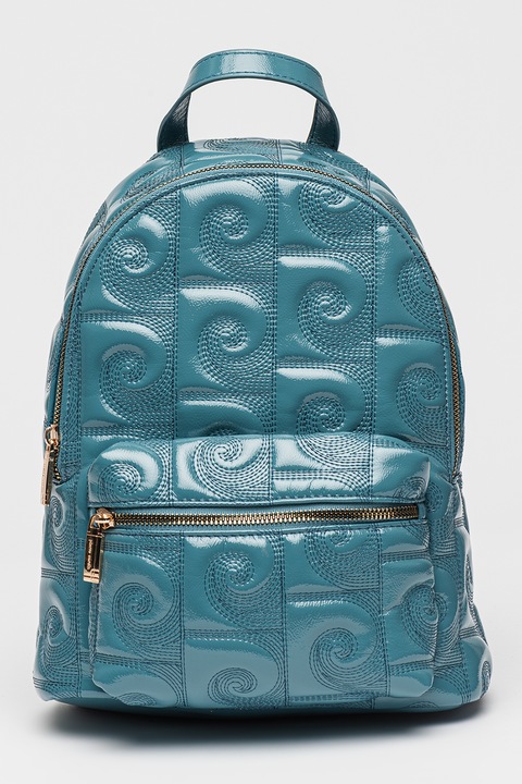 Pierre Cardin, Rucsac din piele ecologica cu logo in relief, Albastru