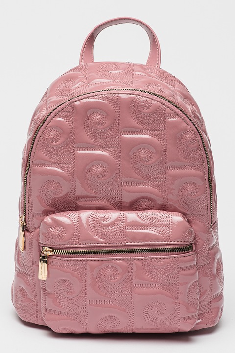 Pierre Cardin, Rucsac din piele ecologica cu logo in relief, Roz