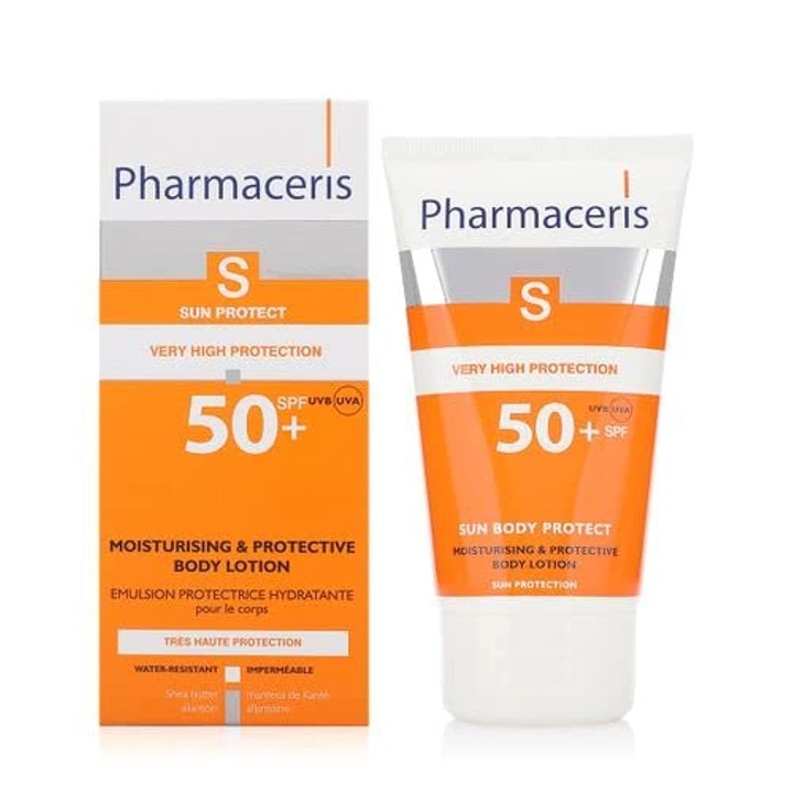 Lotiune de corp protectie solara, Pharmaceris, SPF 50, hidratanta, unisex
