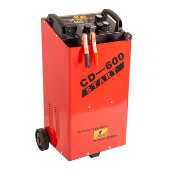Incarcator baterii + Robot de pornire Tehnoweld CD600, 12/24 V, incarcare 60 A, pornire 560 A Incarcator baterii + Robot de pornire Tehnoweld CD600, 12/24 V, incarcare 60 A, pornire 560 A