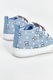 LC WAIKIKI, Tenisi mid-cut slip-on, Alb, Albastru prafuit, 21 EU
